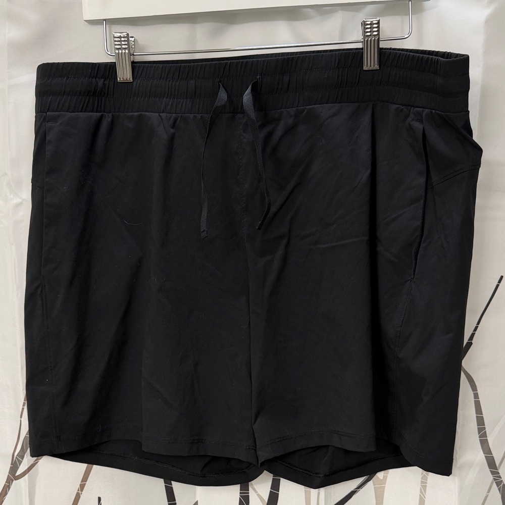 Tuff Athletics Black Performance Waistband Shorts -XXL